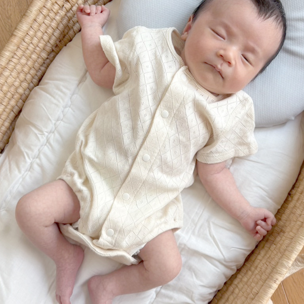 オーガニックコットンベビー肌着