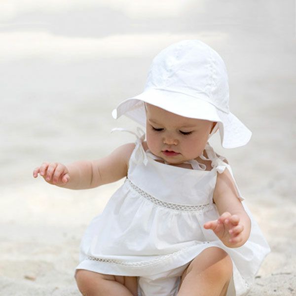 オーガニックコットン ベビー サンハット