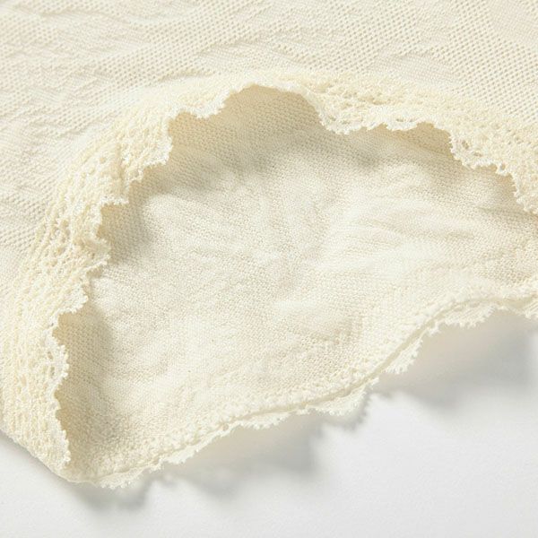 オーガニックコットン レーシーローライズショーツ