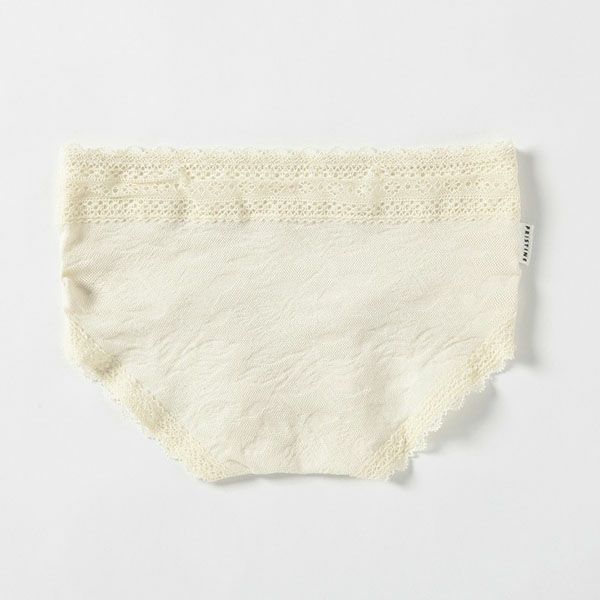 オーガニックコットン レーシーローライズショーツ