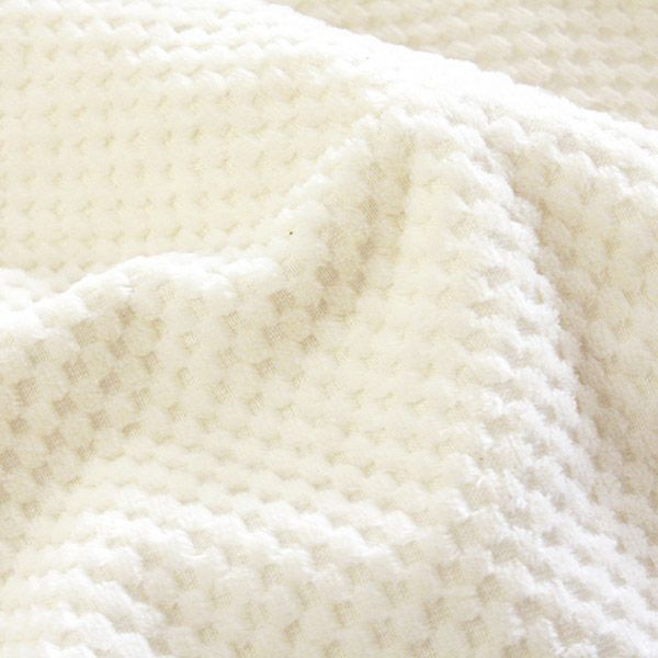 オーガニックコットン 薄手市松綿毛布 (140×200)