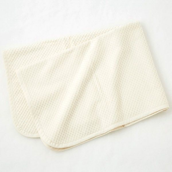 オーガニックコットン 薄手市松プチケット (70×100)