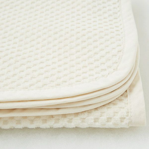 オーガニックコットン 薄手市松プチケット (70×100)