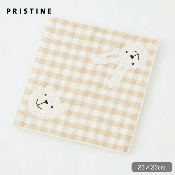 オーガニックコットン くまうさぎミニタオル