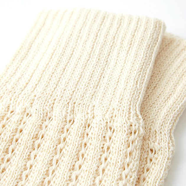 オーガニックコットン レーシー アーム＆レッグウォーマー