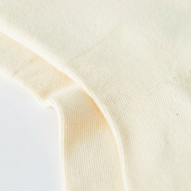 オーガニックコットン 厚手おやすみソックス ナチュラル 22-24cm