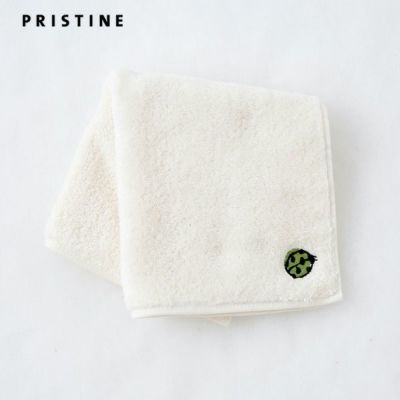 オーガニックコットン 刺繍入りプチタオル