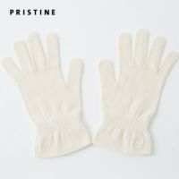 オーガニックコットン 刺繍付き保湿手袋