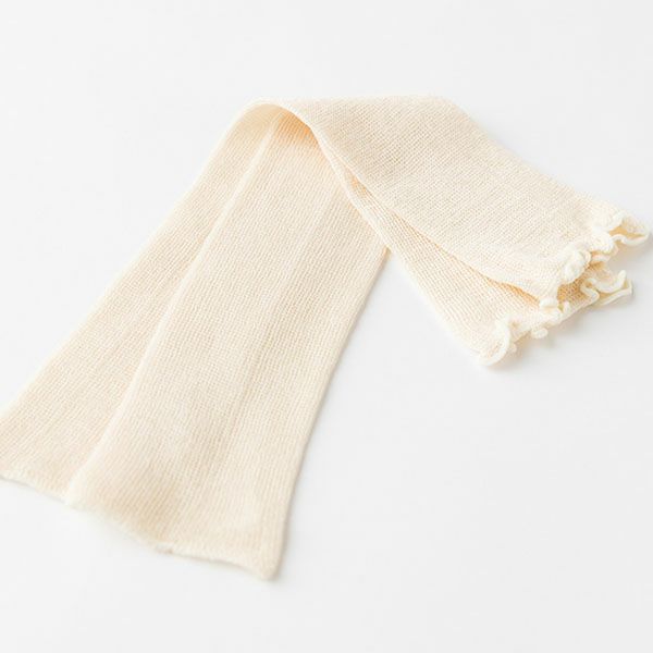 オーガニックコットン レッグ＆アームウォーマー ナチュラル