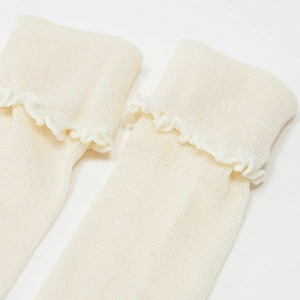 オーガニックコットン レッグ＆アームウォーマー ナチュラル