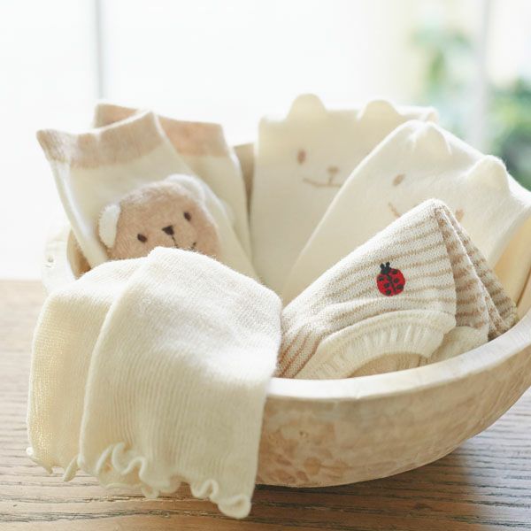 オーガニックコットン レッグ＆アームウォーマー ナチュラル