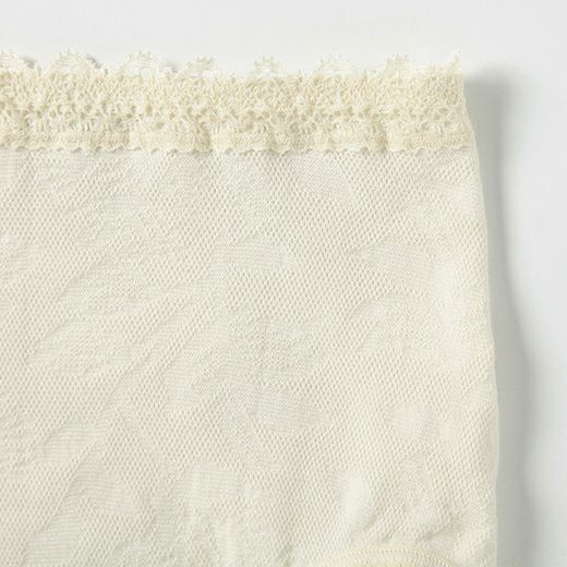 オーガニックコットン レーシーサニタリーショーツ