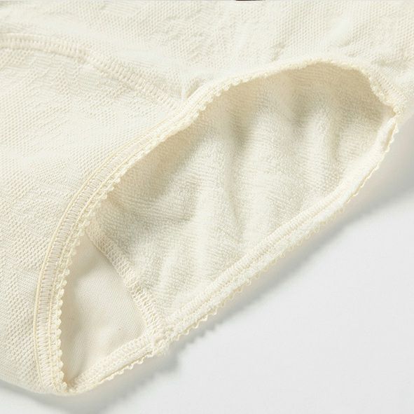 オーガニックコットン レーシーサニタリーショーツ