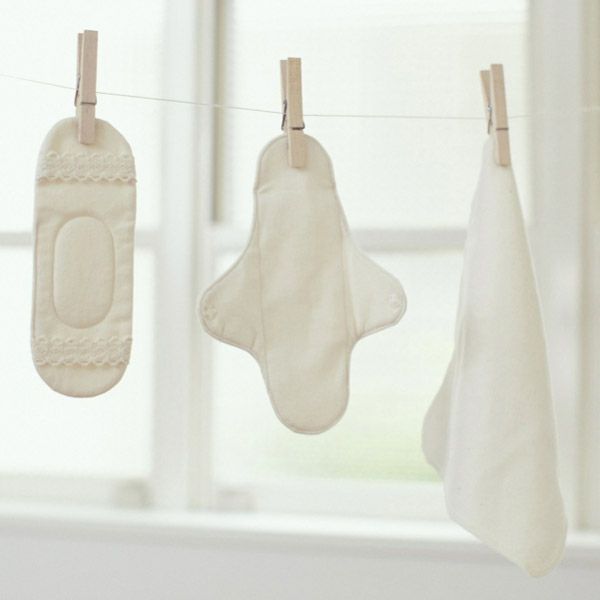 オーガニックコットン 布ナプキン（パット3枚セット）ナチュラル