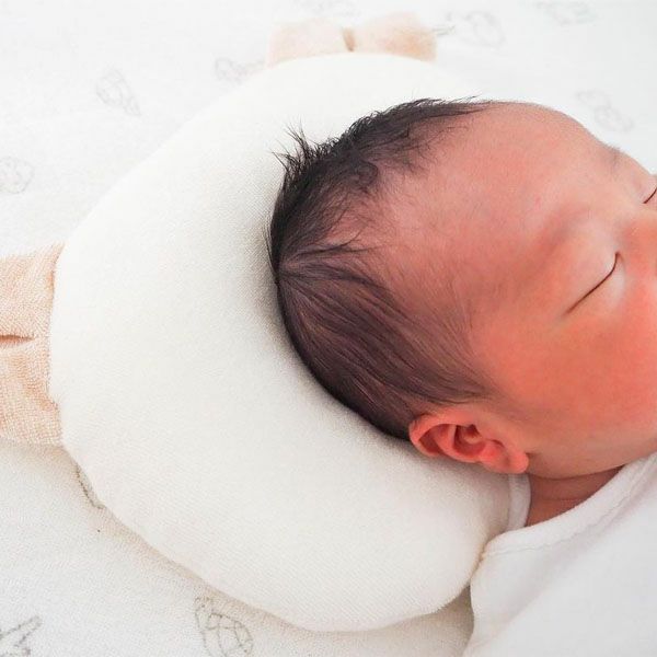 オーガニックコットン Wフェイスくまピロー ナチュラル