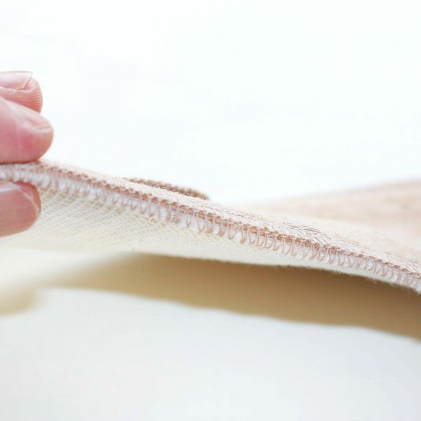 オーガニックコットン 布ナプキン羽根なし大小セット ブラウン