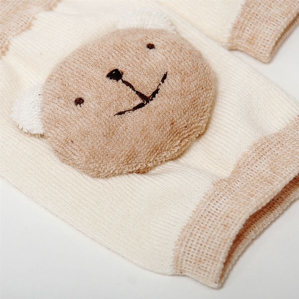 オーガニックコットン ひざあてサポーター ナチュラル