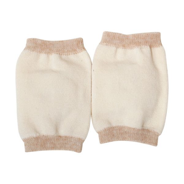 オーガニックコットン ひざあてサポーター ナチュラル