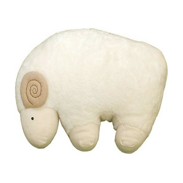 オーガニックコットン ひつじクッション ナチュラル