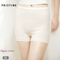 オーガニックコットン チューブフライス 1分丈ショーツ ナチュラル M
