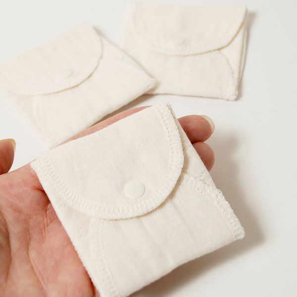 オーガニックコットン パンティライナー エアニット×ガーゼ 3枚セット