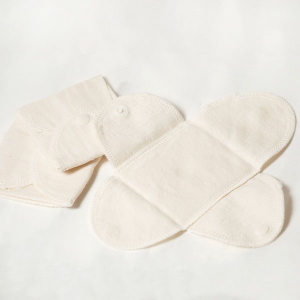 オーガニックコットン パンティライナー エアニット×ガーゼ 3枚セット