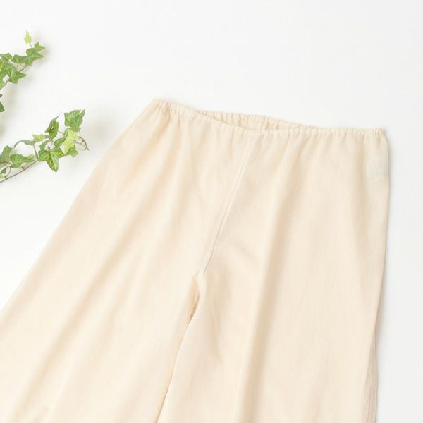 オーガニックコットン ちりめんペチパンツ M