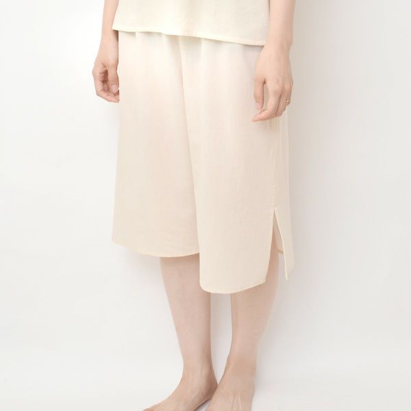 オーガニックコットン ちりめんペチパンツ M