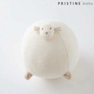 オーガニックコットン ひつじガラガラボール