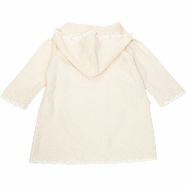 オーガニックコットン ベビー刺繍バスローブ 90