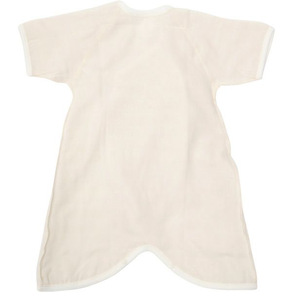 オーガニックコットン ガーゼコンビ肌着 ナチュラル