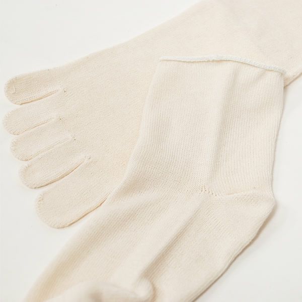 オーガニックコットン＆シルク 冷えとり5本指ソックス