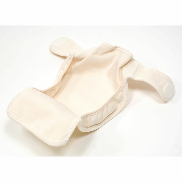 オーガニックコットン スムースおむつカバー外ベルトタイプ