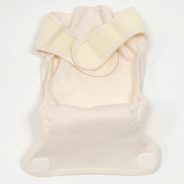オーガニックコットン スムースおむつカバー内ベルトタイプ
