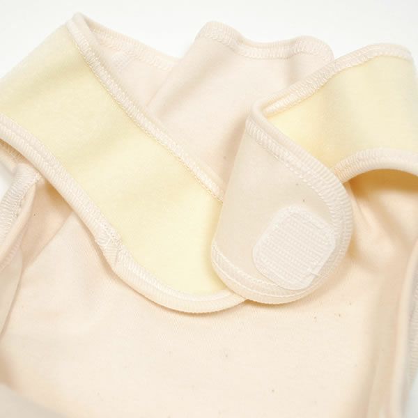 オーガニックコットン スムースおむつカバー内ベルトタイプ