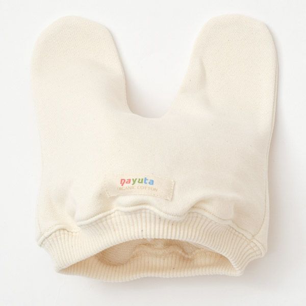 オーガニックコットン ベビーキャップ11301 アイボリー