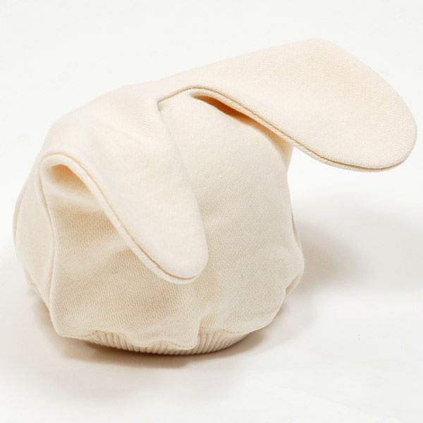 オーガニックコットン ベビーキャップ11301 アイボリー