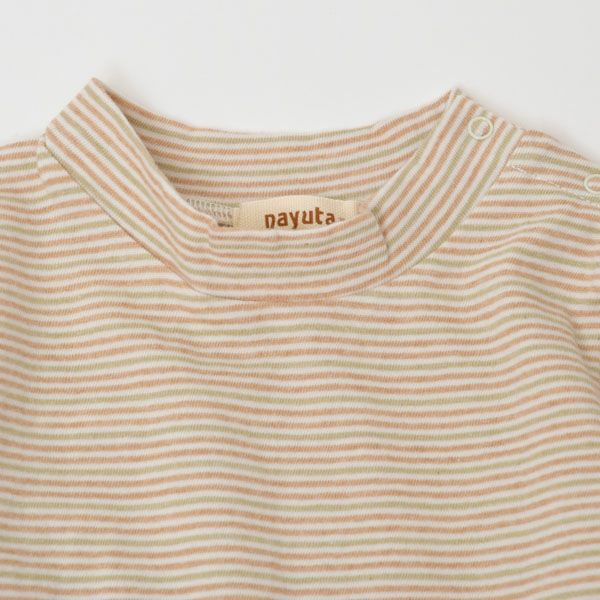 オーガニックコットン ベビー＆キッズ長袖ハイネックシャツ