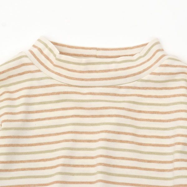 オーガニックコットン ベビー＆キッズ長袖ハイネックシャツ