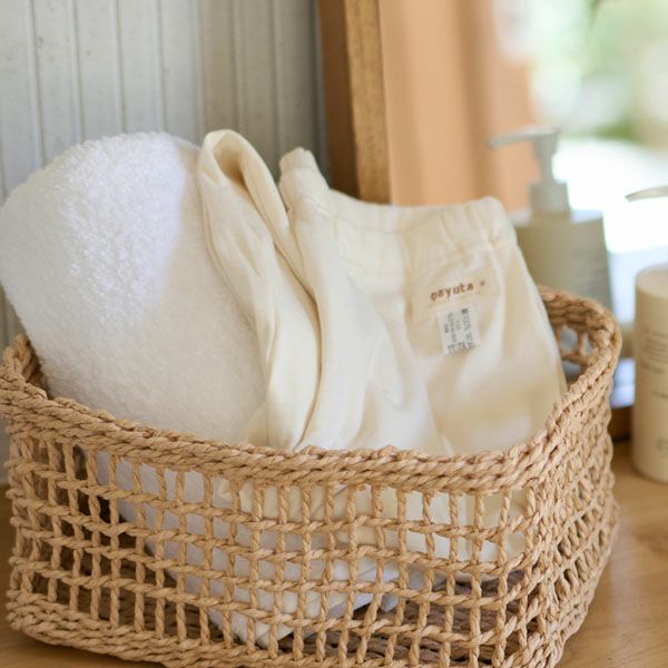 オーガニックコットン レディース十分丈レギンス