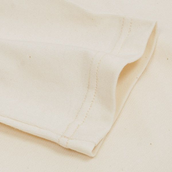 オーガニックコットン 長袖ボトルネックシャツ