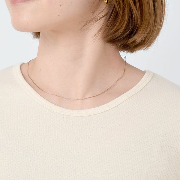 オーガニックコットン 接結ロングスリーブシャツ(厚手)