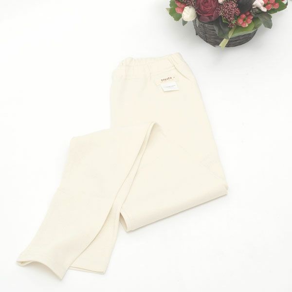 オーガニックコットン レディース10分丈レギンス(厚手)