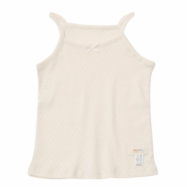 オーガニックコットン 女児エリゼキャミソール