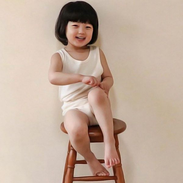 オーガニックコットン キッズタンクトップ