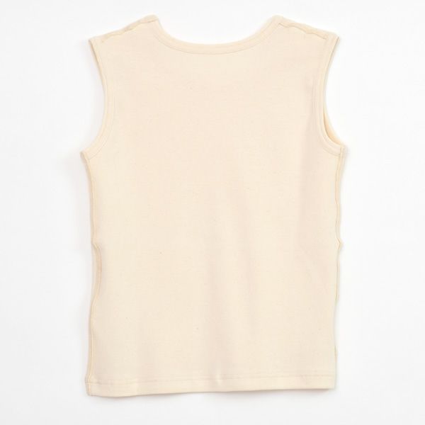 オーガニックコットン キッズノースリーブシャツ