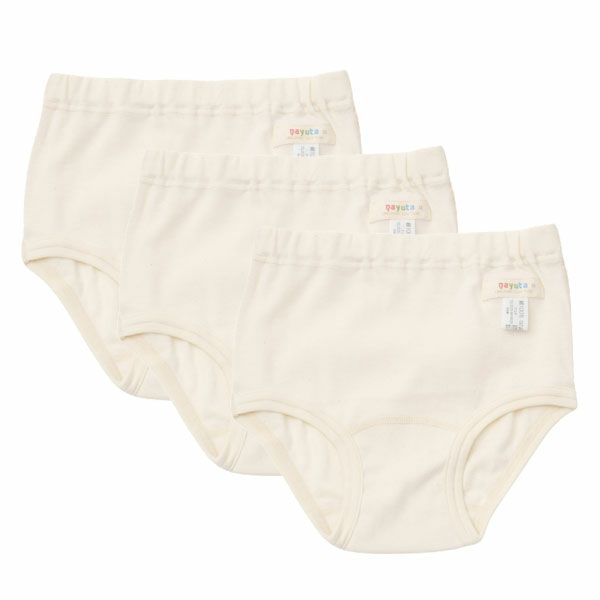 オーガニックコットン 女児ショーツ 3枚セット