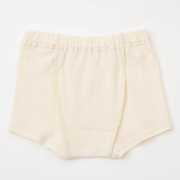 オーガニックコットン 男女児兼用ショート丈トランクス 3枚セット