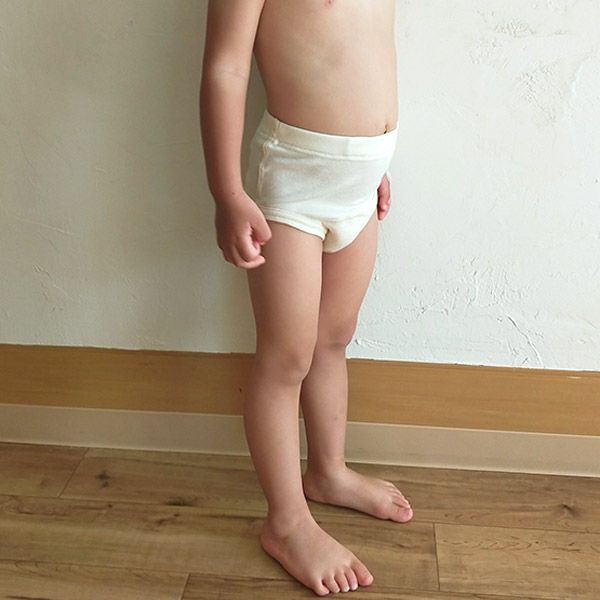 オーガニックコットン フライストイレトレーニングパンツ