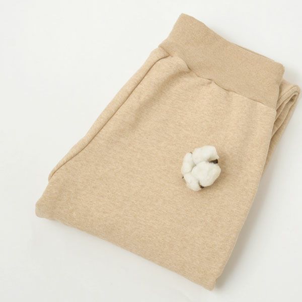 オーガニックコットン 裏起毛あったかパンツ
